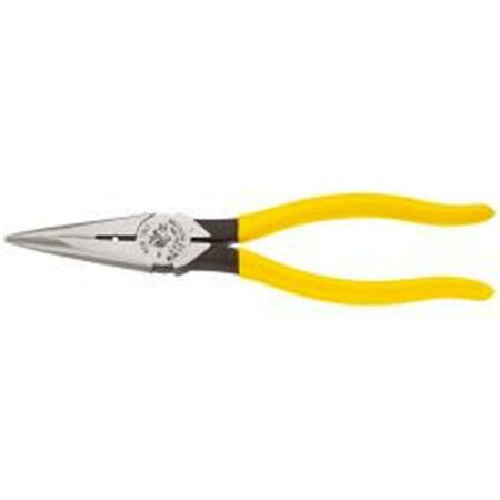 KLN 8 in. Heavy-Duty Long-Nose Pliers - Wire Stripping D2038N